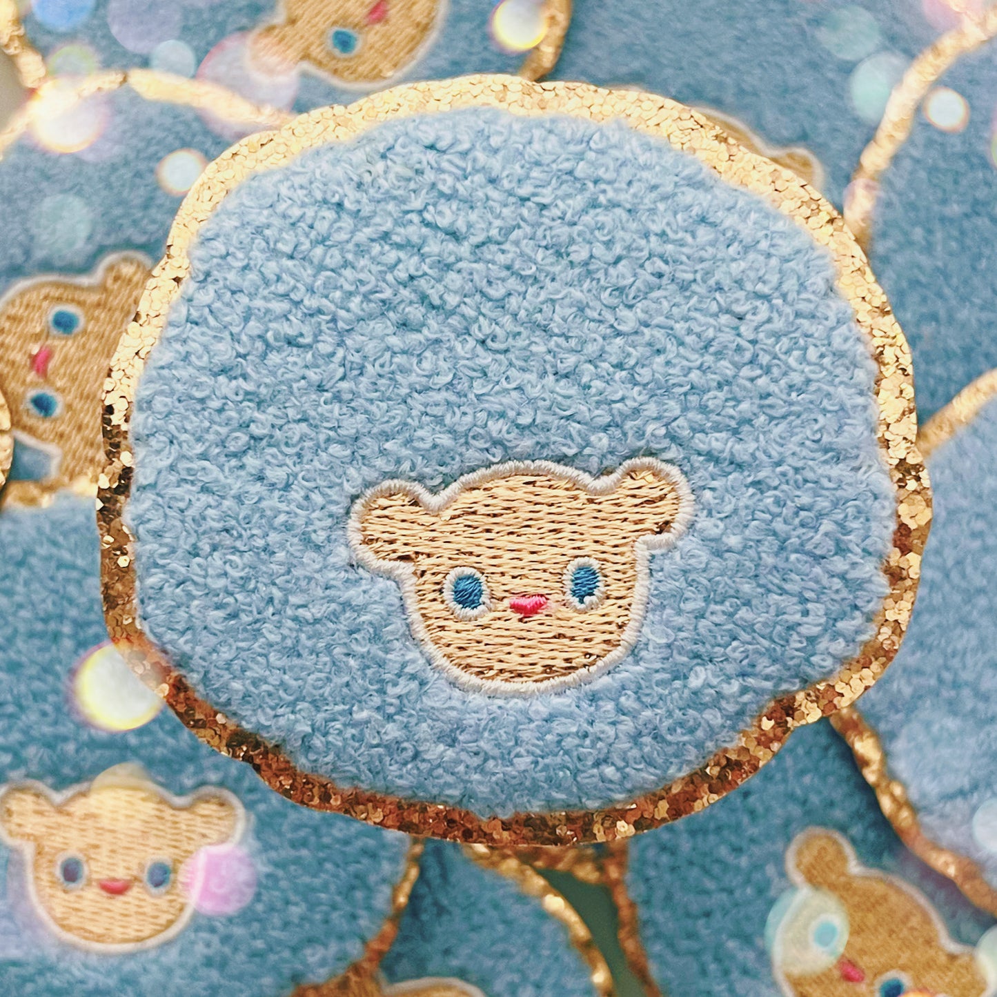 Chenille Puff Patches