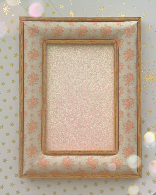 Wooden Pink Magnetic Board